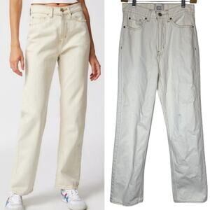 BDG Cowboy Jeans Cream High Rise Straight